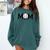 Loud & Proud Baseball Mom Softball Mother Women Mommy Comfort Colors Sweatshirt Chalky Mint