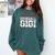 Loud And Proud Baseball Gigi Baseball Mom Comfort Colors Sweatshirt Chalky Mint