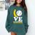 Love Bananas Banana Baseball Comfort Colors Sweatshirt Chalky Mint
