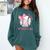Mama Biggest Fan Coquette Bow Baseball Mom Fan Mother's Day Comfort Colors Sweatshirt Chalky Mint Mama Biggest Fan Coquette Bow Baseball Mom Fan Mother's Day Comfort Colors Sweatshirt Chalky Mint