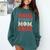 Mama Mommy Mom Bruh Baseball For Women Grandma Mother's Day Comfort Colors Sweatshirt Chalky Mint Mama Mommy Mom Bruh Baseball For Women Grandma Mother's Day Comfort Colors Sweatshirt Chalky Mint
