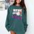 Meme Rookie Of Year 1st Birthday Baseball Theme Matching Comfort Colors Sweatshirt Chalky Mint