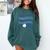 Who Needs Umpires When We Have Baseball Moms Groovy Retro Comfort Colors Sweatshirt Chalky Mint