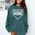 No Place Like Home Baseball Home Plate Comfort Colors Sweatshirt Chalky Mint