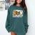 Peace Love Baseball Mom Leopard Print Mother's Day Comfort Colors Sweatshirt Chalky Mint Peace Love Baseball Mom Leopard Print Mother's Day Comfort Colors Sweatshirt Chalky Mint