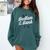 Philly Bedlam Bedlam At The Bank Philadelphia Baseball Premium Tri-Blend Comfort Colors Sweatshirt Chalky Mint