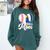 Proud Ball Mom Volleyball Baseball Mom Heart Comfort Colors Sweatshirt Chalky Mint Proud Ball Mom Volleyball Baseball Mom Heart Comfort Colors Sweatshirt Chalky Mint