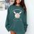 PROUD BASEBALL MOM Comfort Colors Sweatshirt Chalky Mint