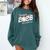 Proud Mama Of A 2026 Senior Baseball Graduation Mom Comfort Colors Sweatshirt Chalky Mint