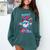 Respect The Drip Baseball Bat Sunglasses Mascot Comfort Colors Sweatshirt Chalky Mint
