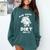 Rub Some Dirt On It Cute Girls Retro Baseball Mom Softball Comfort Colors Sweatshirt Chalky Mint
