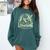 Safety Harbor Leviathans Retro Baseball Monster Comfort Colors Sweatshirt Chalky Mint