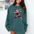 Santa Playing Baseball Men Boys Christmas Baseball Player Comfort Colors Sweatshirt Chalky Mint Santa Playing Baseball Men Boys Christmas Baseball Player Comfort Colors Sweatshirt Chalky Mint