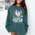 Senior Sister Class Of 2026 Baseball Graduation Heart Comfort Colors Sweatshirt Chalky Mint