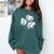 Shamrock Irish Green St Patrick's Baseball Softball Comfort Colors Sweatshirt Chalky Mint Shamrock Irish Green St Patrick's Baseball Softball Comfort Colors Sweatshirt Chalky Mint