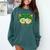 Six Seven 67 Meme Baseball Coquette Bow St Patrick's Day Comfort Colors Sweatshirt Chalky Mint Six Seven 67 Meme Baseball Coquette Bow St Patrick's Day Comfort Colors Sweatshirt Chalky Mint