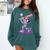 Skeleton Baseball Drip Boys Youth Kids Halloween Comfort Colors Sweatshirt Chalky Mint
