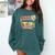 Spring Training 2026 Retro Postcard Baseball Premium Tri-Blend Comfort Colors Sweatshirt Chalky Mint