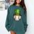 St Patricks Day Baseball Player Leprechaun Hat Men Boys Kids Comfort Colors Sweatshirt Chalky Mint