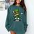 St Patrick’s Day Leprechaun Baseball Irish Graphic Comfort Colors Sweatshirt Chalky Mint