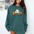 St Patricks Day Shamrock Sports Baseball Basketball Football Comfort Colors Sweatshirt Chalky Mint