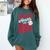 Stealing Hearts Like I Steal Bases Cute Baseball Boys Comfort Colors Sweatshirt Chalky Mint