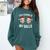 Stop Staring At My Balls Comedy Christmas Baseball Comfort Colors Sweatshirt Chalky Mint