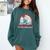 Super Cool Baseball Mom Here I'M Killing It Comfort Colors Sweatshirt Chalky Mint