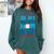 In My T-Ball Mom Era Baseball Mom Groovy Mother's Day Raglan Baseball Tee Comfort Colors Sweatshirt Chalky Mint
