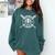 I Teach My Kids To Hit & Steal Baseball Mom Comfort Colors Sweatshirt Chalky Mint