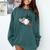 That's My Boy Leopard Heart Baseball Mom Premium Comfort Colors Sweatshirt Chalky Mint
