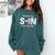 Thats My Son Out There For a Dominican Baseball Mom Comfort Colors Sweatshirt Chalky Mint Thats My Son Out There For a Dominican Baseball Mom Comfort Colors Sweatshirt Chalky Mint