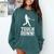 Touchdown Baseball Football Sports Comfort Colors Sweatshirt Chalky Mint