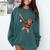 Ugly Christmas Sweater Gingerbread Baseball Toddler Kids Comfort Colors Sweatshirt Chalky Mint
