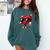 Valentines Day Baseball Heart Bat Sunglasses Men Boys Kids Comfort Colors Sweatshirt Chalky Mint