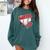 Warriors Home Plate Baseball Sports Baseball Mom Comfort Colors Sweatshirt Chalky Mint