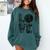 Women's Baseball Softball Baseball Mom LOVE Baseball Comfort Colors Sweatshirt Chalky Mint