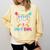 100 Days Of School Baseball Ice Cream Drip 100th Day School Comfort Colors Sweatshirt Blue Spruce