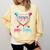 100 Days Of School Ice Cream Drip Baseball 100 Days Smarter Comfort Colors Sweatshirt Blue Spruce