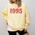30 Year Old 1995 Classic Baseball Fan 30th Birthday Comfort Colors Sweatshirt Blue Spruce