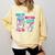 Now Im 6 Next Year I'Ll Be 7 Baseball Ice Cream Drip 67 Meme Comfort Colors Sweatshirt Blue Spruce