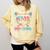 67 33 Days Of School Baseball Drip 100 Days Of School Comfort Colors Sweatshirt Blue Spruce