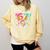 67 Baseball Ice Cream Drip Number Comfort Colors Sweatshirt Blue Spruce