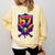 67 Meme Trendy Baseball Number 67 Player Six Seven Comfort Colors Sweatshirt Blue Spruce