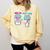 6th Birthday Now I'm 6 Next Year I'Ll Be 7 Baseball Drip 67 Comfort Colors Sweatshirt Blue Spruce