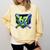 Awesome 67 Baseball Drip Effect Baseball 6-7 Meme Graphic Comfort Colors Sweatshirt Blue Spruce