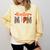 Baller Mom Leopard Basketball Baseball Mom Comfort Colors Sweatshirt Blue Spruce