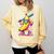 Banana With Baseball Bat Street Baseball Drip Comfort Colors Sweatshirt Blue Spruce