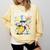 Banana Baseball Drip Kids Youth Boys Girls Sport Teens Comfort Colors Sweatshirt Blue Spruce