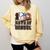 Baseball 100 Days Of School Happy 100th Day Teachers Kids Comfort Colors Sweatshirt Blue Spruce